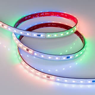 Светодиодная лента герметичная SPI-P-BA120-14mm 24V RGBW-Warm-PX6-BPT (16 W/m, IP66, 5060/2835, 5m) 