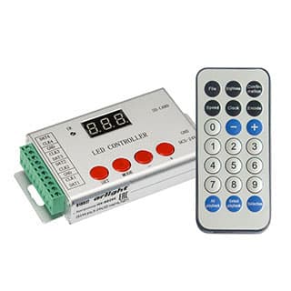 Контроллер HX-802SE-2 (6144 pix, 5-24V, SD-карта, ПДУ)