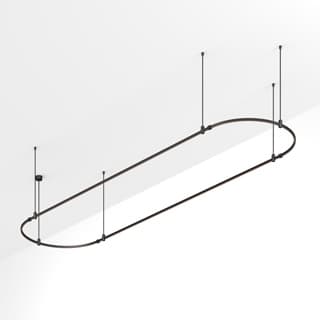 Трек ART-APRIORI-OVAL-ROD-800-4000x1000 (BK) (Arlight, IP20 Металл, 3 года)