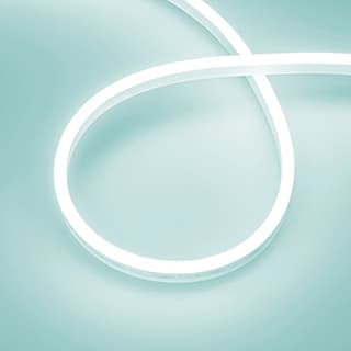 Светодиодная лента герметичная AURORA-PS-A120-12x6mm 24V Azure (10 W/m, IP65, 2835, 5m) (Arlight, Си