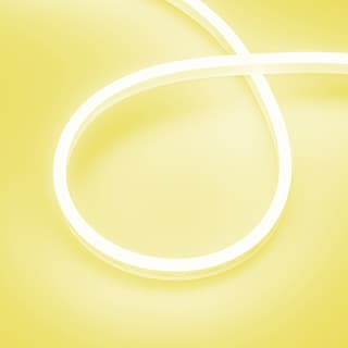 Светодиодная лента герметичная AURORA-PS-A120-12x6mm 24V Yellow (10 W/m, IP65, 2835, 5m) (Arlight, С