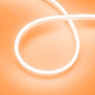 Светодиодная лента герметичная AURORA-PS-A120-12x6mm 24V Amber (10 W/m, IP65, 2835, 5m) (Arlight, Си