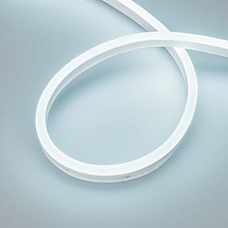 Светодиодная лента герметичная AURORA-PS-A120-16x8mm 24V White6000 (10 W/m, IP65, 2835, 5m) (Arlight