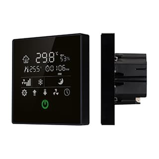 INTELLIGENT ARLIGHT Панель-термостат KNX-113-35-IN (AUX, 20-30V, ext.T-sensor) (IARL, IP20 Пластик, 