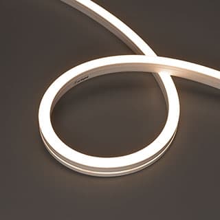 Светодиодная лента герметичная MOONLIGHT-SIDE-A140-12x17mm 24V Warm3500 (9.6 W/m, IP67, 5m, wire x2)