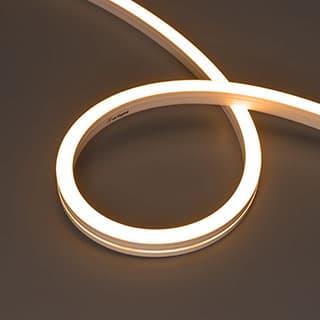 Светодиодная лента герметичная MOONLIGHT-SIDE-A140-12x17mm 24V Warm2400 (9.6 W/m, IP67, 5m, wire x2)