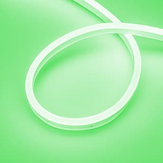 Светодиодная лента герметичная AURORA-PS-A120-16x8mm 24V Green (10 W/m, IP65, 2835, 5m) (Arlight, Си