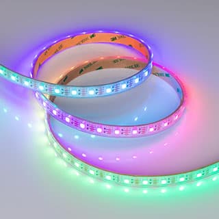 Светодиодная лента герметичная SPI-P-B60-12mm 12V RGB-PX1-BPT (8 W/m, IP66, 5060, 5m)