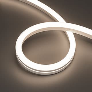 Светодиодная лента герметичная MOONLIGHT-SIDE-A140-12x24mm 24V Day4000 (9.6 W/m, IP68, 5m, wire x2) 