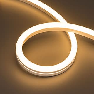 Светодиодная лента герметичная MOONLIGHT-SIDE-A140-12x24mm 24V Warm2700 (9.6 W/m, IP68, 5m, wire x2)
