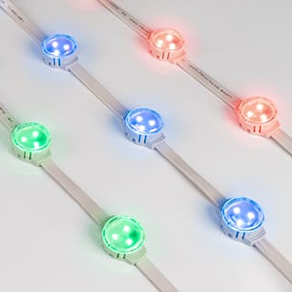 Модуль управляемый SOLEX-SPI-3535-3-12V RGB 120deg (D30x16mm, 0.75W, IP67) (arlight, -)