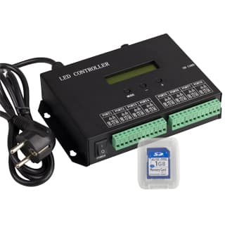 Контроллер HX-803SA DMX (8192 pix, 220V, SD-карта)