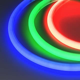 Светодиодная лента герметичная MOONLIGHT-TOP-G120-16x15mm 24V RGB (12 W/m, IP67, 5m, wire x2) (Arlig