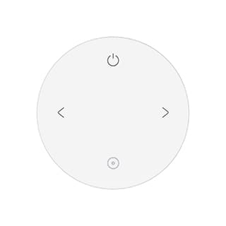 INTELLIGENT ARLIGHT Пульт SMART-801-22-1G-DIM White (3V, Magnet, 2.4G) (IARL, IP20 Пластик, 5 лет)