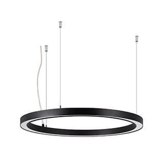 Светильник SP-CIRCLE-HANG-O3535-D600-35W Warm3000 (RAL9005, 120 deg, 230V) IP40 LED (Arlight, Алюмин