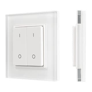 Панель SMART-P47-DIM-G-SUF (3V, 2 зоны, Knob, 2.4G) (ARL, Пластик)
