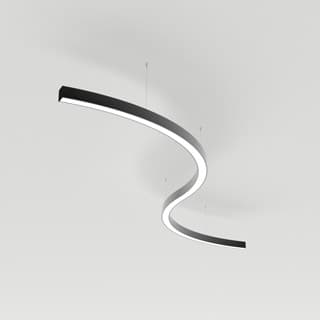 Светильник SP-LINE-HANG ARC-S3535-D1500-124W Warm3000 (BLACK, 230V) (Arlight, Металл)