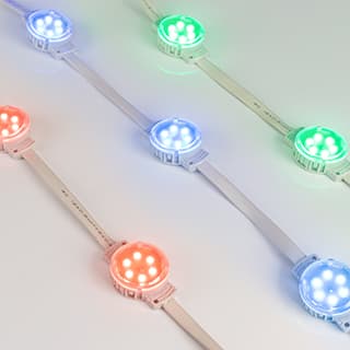 Модуль управляемый SPI-F6-D40 24V RGB-RAM-Auto (1.25W, IP68, 120 deg) (Arlight, Пластик, 3 года)