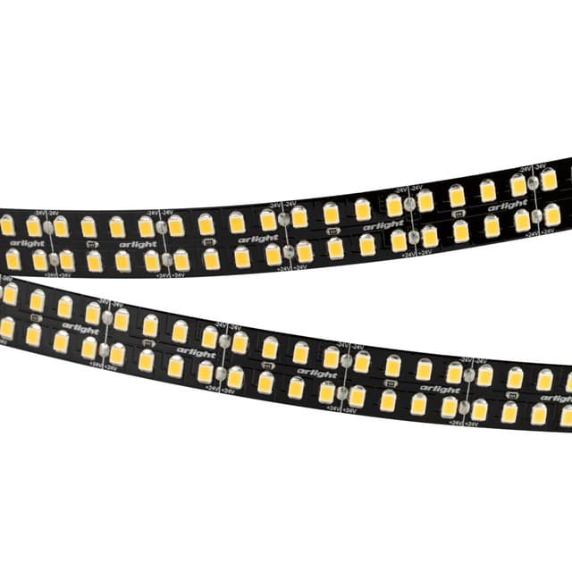 Светодиодная лента RT-5000-2835-320 24V Day4000 CRI98 (BLACK 15mm, 24W/m, IP20)