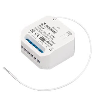 INTELLIGENT ARLIGHT Релейный модуль TY-701-72-DRI-DRO-PS-IN (230V, 1x10A, TUYA Wi-Fi, 433Mhz) (IARL,