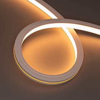 Светодиодная лента герметичная MOONLIGHT-TOP-X280-16x16mm 24V Warm2300 (10 W/m, IP67, 15m, wire x1) 