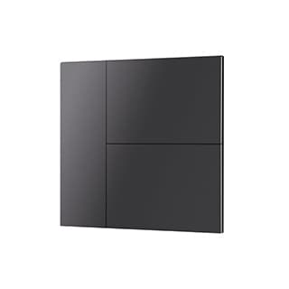 INTELLIGENT ARLIGHT Накладка панели KNX-23-3G-SUF Dark Grey (Backlightless) (IARL, IP20 Металл, 2 го