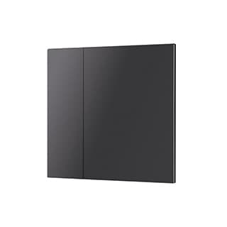 INTELLIGENT ARLIGHT Накладка панели KNX-23-2G-SUF Dark Grey (Backlightless) (IARL, IP20 Металл, 2 го