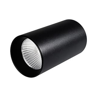 Светильник накладной SP-POLO-R85-1-15W Day White 40deg (Black, Black Ring) (Arlight, IP20 Металл, 3 