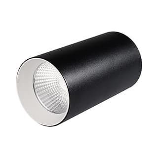 Светильник накладной SP-POLO-R85-1-15W Warm White 40deg (Black, White Ring) (Arlight, IP20 Металл, 3