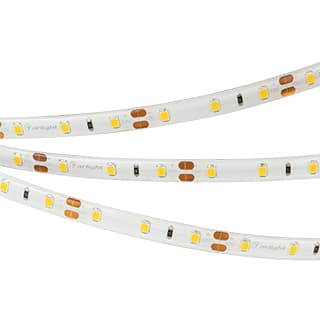 Светодиодная лента герметичная RTW-SE-A60-8mm 12V Warm3000 (7.2 W/m, IP65, 2835, 5m) (Arlight, -)