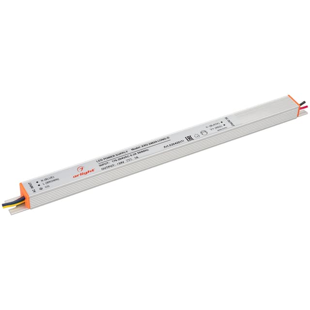 Блок питания ARV-24024-LONG-D (24V, 1A, 24W) (Arlight., IP20 Металл, 2 года)