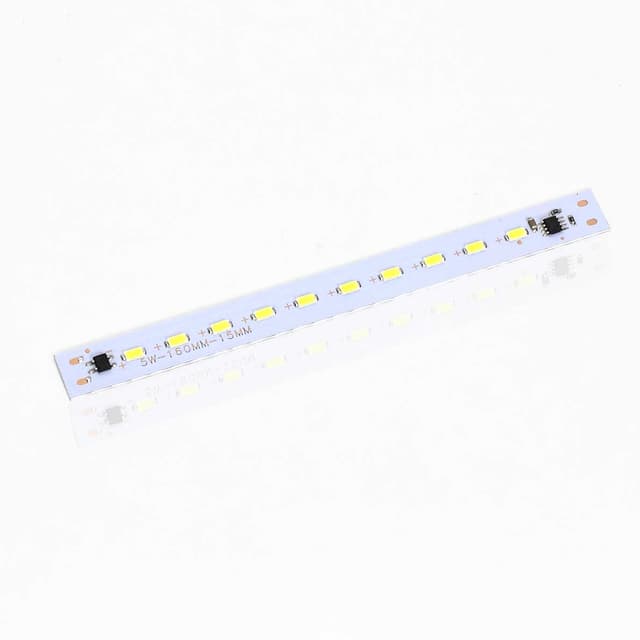 Светодиодная линейка 2835, 10 led, 220V, 5W, 160mm, D164, white