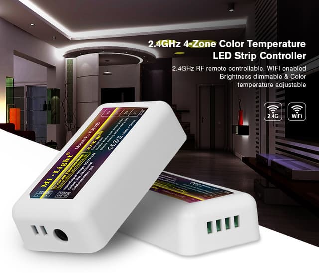 Диммер IDL-035 (CCT+Brightness, 12-24V, 144-288W)