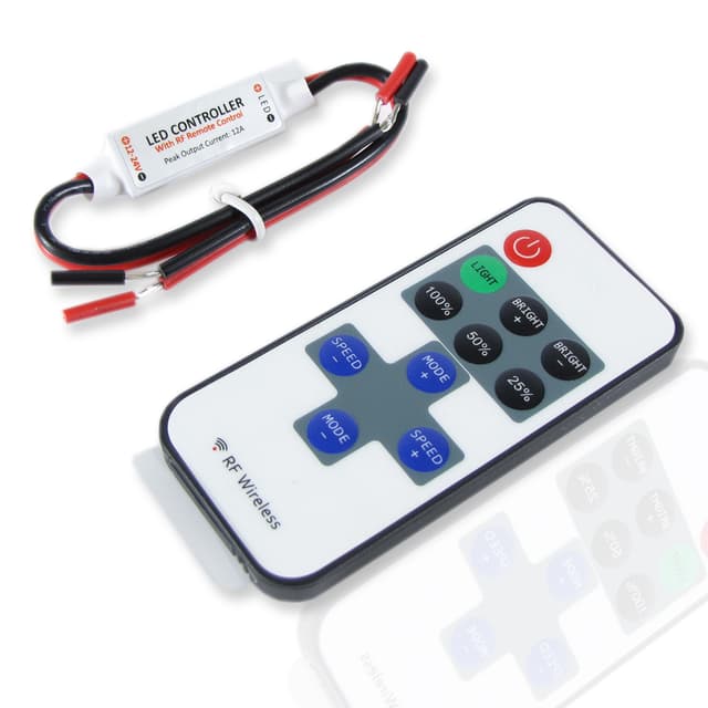 Диммер mini RF IDL-524 со строб-эффектом (5-24V, 60-288W)