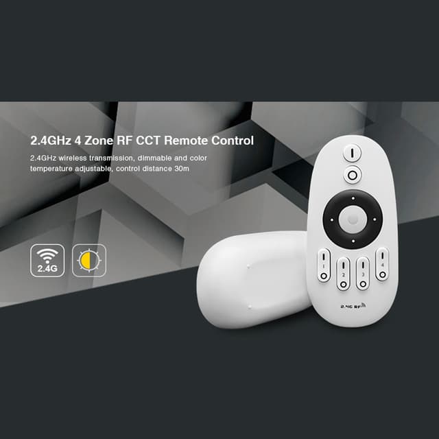 Кнопочный пульт IDL-007 (CCT+ Brightness, 1-4 zone, 2.4GHz)