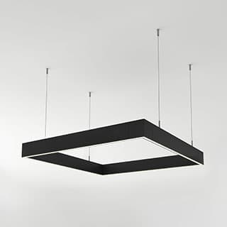 Светильник ALT-LINEAIR-QUADRAT-FLAT-UPDOWN-DIM-785-110W Warm3000 (BK, 100 deg, 230V) (Arlight, IP20 