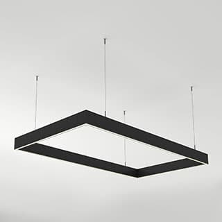 Светильник ALT-LINEAIR-RECTANGLE-FLAT-UPDOWN-DIM-1375x785-140W Day4000 (BK, 100 deg, 230V) (Arlight,