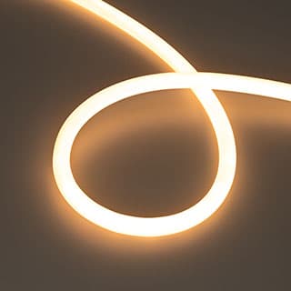 Светодиодная лента герметичная MOONLIGHT-TOP-M560-D13mm 24V Warm2300 360deg (8.6 W/m, IP65, 5m, wire