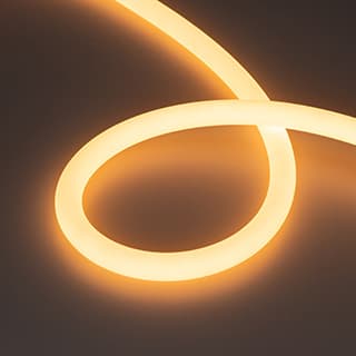 Светодиодная лента герметичная MOONLIGHT-TOP-A336-D18mm 24V Warm2300 360deg (14.4 W/m, IP65, 2835, 5