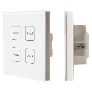 INTELLIGENT ARLIGHT Сенсорная панель DALI-901-11-4G-DIM-DT6-IN White (BUS) (IARL, IP20 Пластик, 3 го