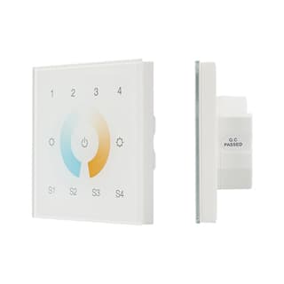 INTELLIGENT ARLIGHT Сенсорная панель DALI-901-11-4G-4SC-MIX-DT8-IN White (BUS/230V) (IARL, IP20 Плас