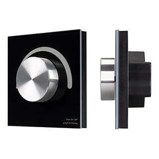 INTELLIGENT ARLIGHT Роторная панель SMART-1-10V-301-31-DIM-IN Black (24-48V, 2.4G) (IARL, IP20 Пласт
