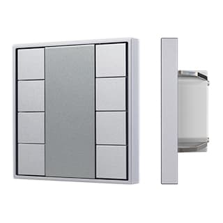 INTELLIGENT ARLIGHT Панель KNX-223-8-GREY (BUS) (IARL, IP20 Пластик, 3 года)