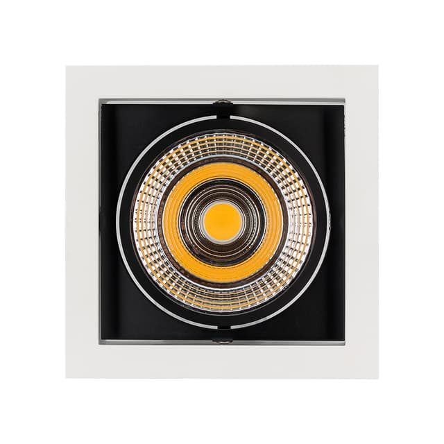 Светильник CL-KARDAN-S152x152-25W Warm3000 (WH-BK, 30 deg) (Arlight, IP20 Металл, 3 года)