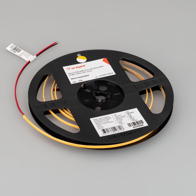 Светодиодная лента COB-X480-4mm 24V Warm2700 (4 W/m, IP20, CSP, 3.5m)