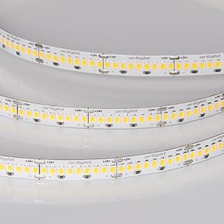 Светодиодная лента ULTRA-A288-10mm 24V Warm2700 (17 W/m, IP20, 5m) (высок.эфф.200 лм/Вт)