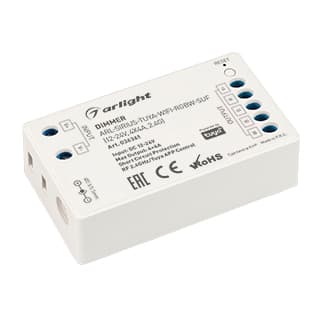 Диммер ARL-SIRIUS-TUYA-WIFI-RGBW-SUF (12-24V, 4x4A, 2.4G) (Arlight, IP20 Пластик, 3 года)