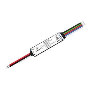 Контроллер SMART-K49-RGBW (12-24V, 4x1A, 2.4G) (ARL, IP20 Пластик, 5 лет)