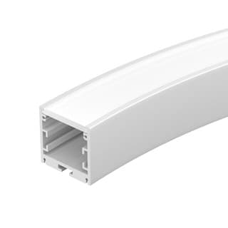 Профиль SL-ARC-3535-D800-A90 WHITE (630мм, дуга 1 из 4) (ARL, Алюминий)