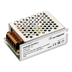 Блок питания ARS-35-12 (12V, 3A, 35W)